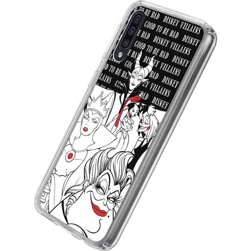 Disney Villains Characters Art Galaxy A50 Clear Case